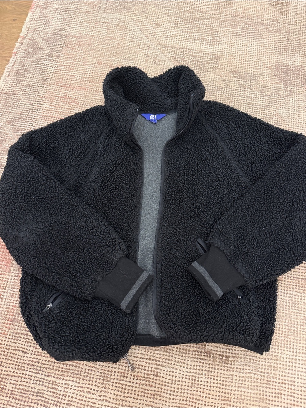 Joy Lab by Target Fleece Zip-Up Jacket for — Black